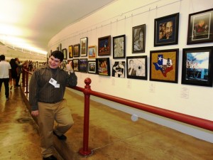 Grant is grateful for the opportunity to have his work displayed at galas, conferences, and public events Photo by Manier family