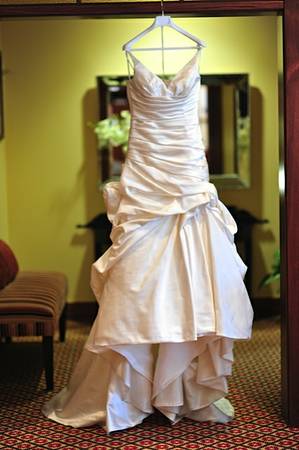 For Sale â€“ Pronovias wedding dress in diamante style for 500. Light ...