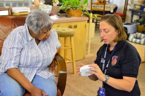 Lt. Johnson explains CO alarm