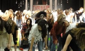 All WCJH Choirs performing THRILLER by Michael Jackson