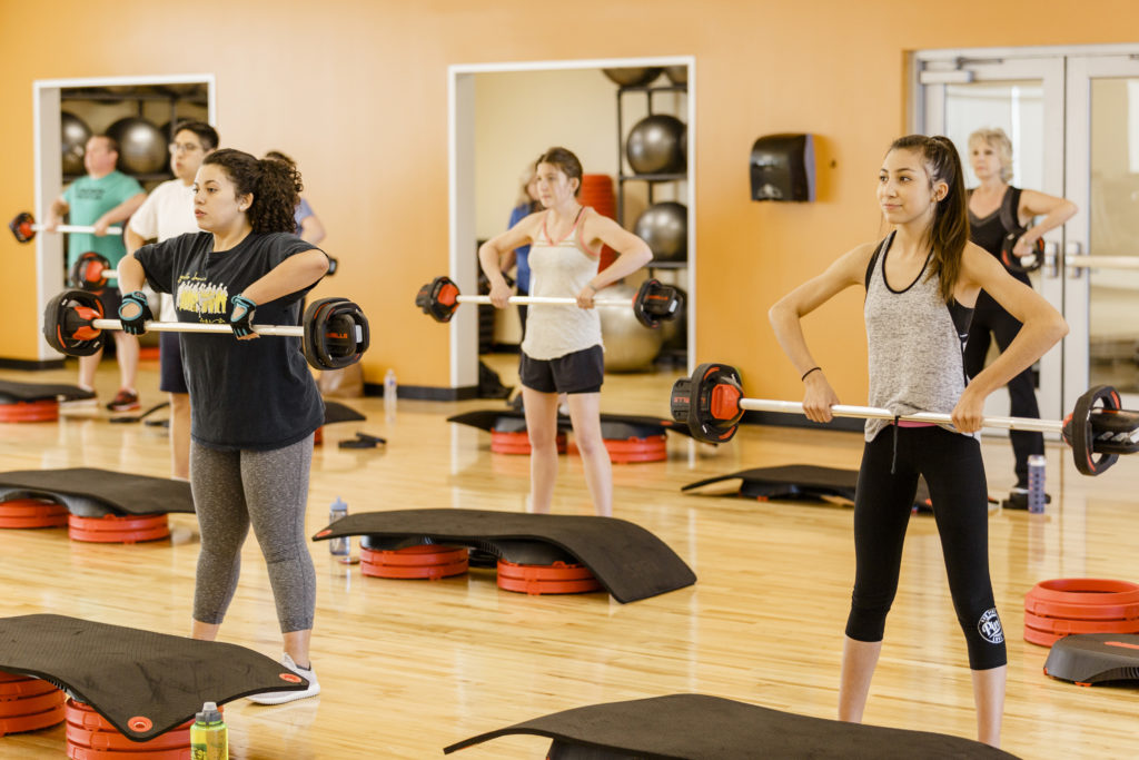 KMS Body Pump, courtesy of the YMCA of Greater Houston Katy Texas