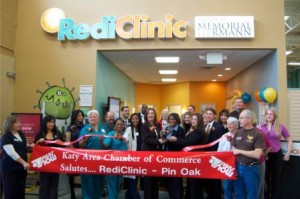 Pin Oak ribbon cutting